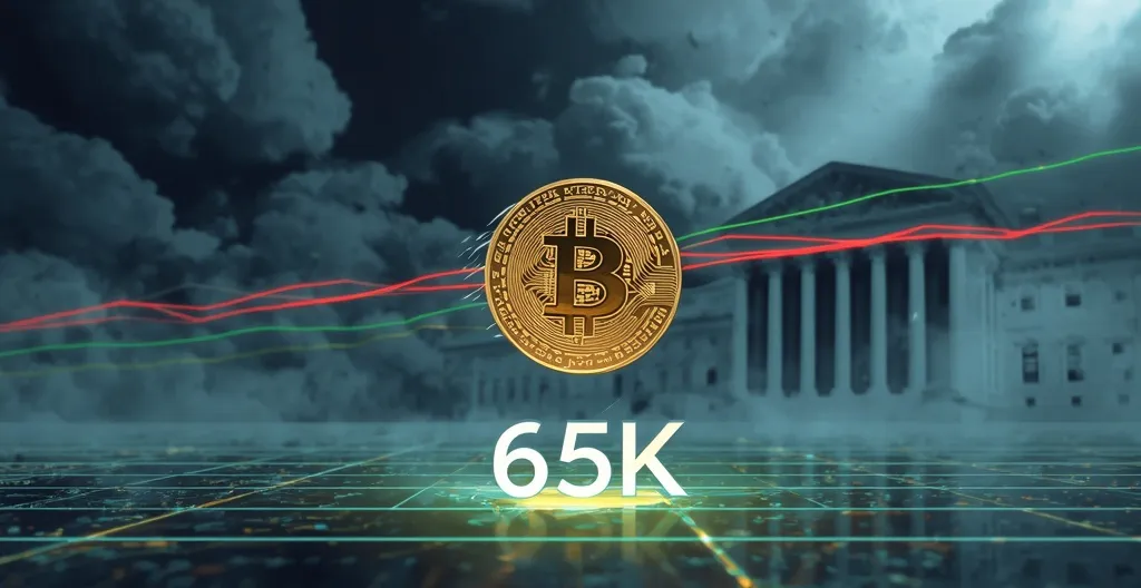 Bitcoin Holds Near $65K as Fed and Liquidations Drive Next Move