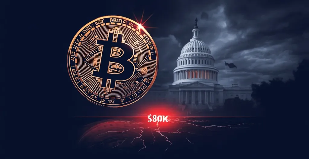 Bitcoin Tests $80K Then Slips as Bearish Momentum and Fed Pressure Build