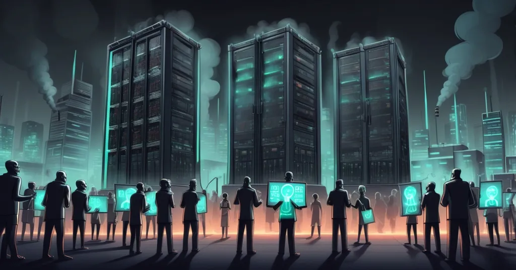 AI Data Centers Face Local Backlash Over Energy Use, Threatening Tech Growth