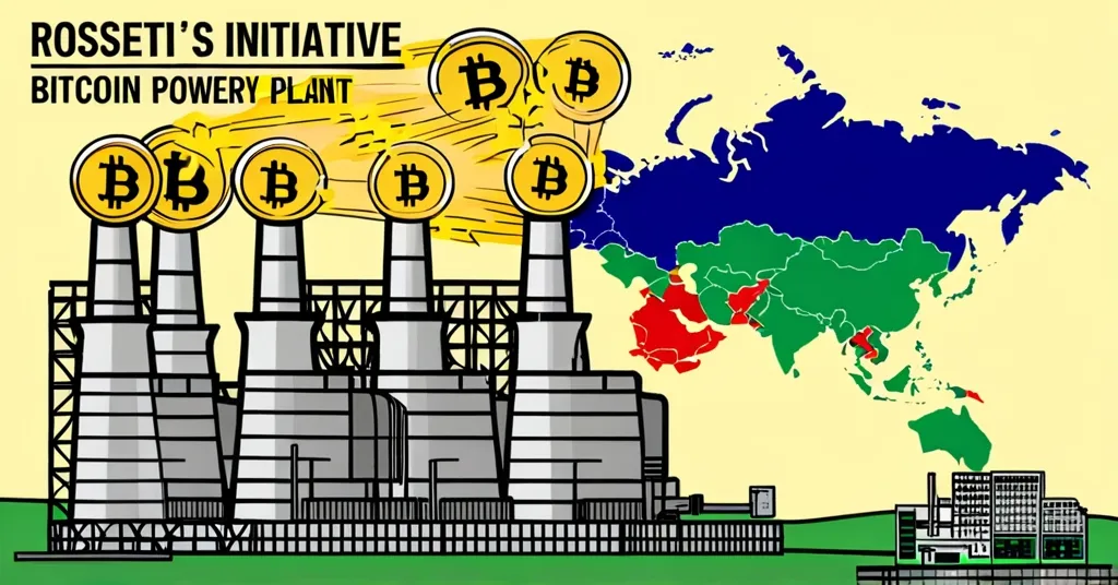 Rosseti Boosts Bitcoin Mining with Idle Energy, Amid Russia’s Crypto Surge