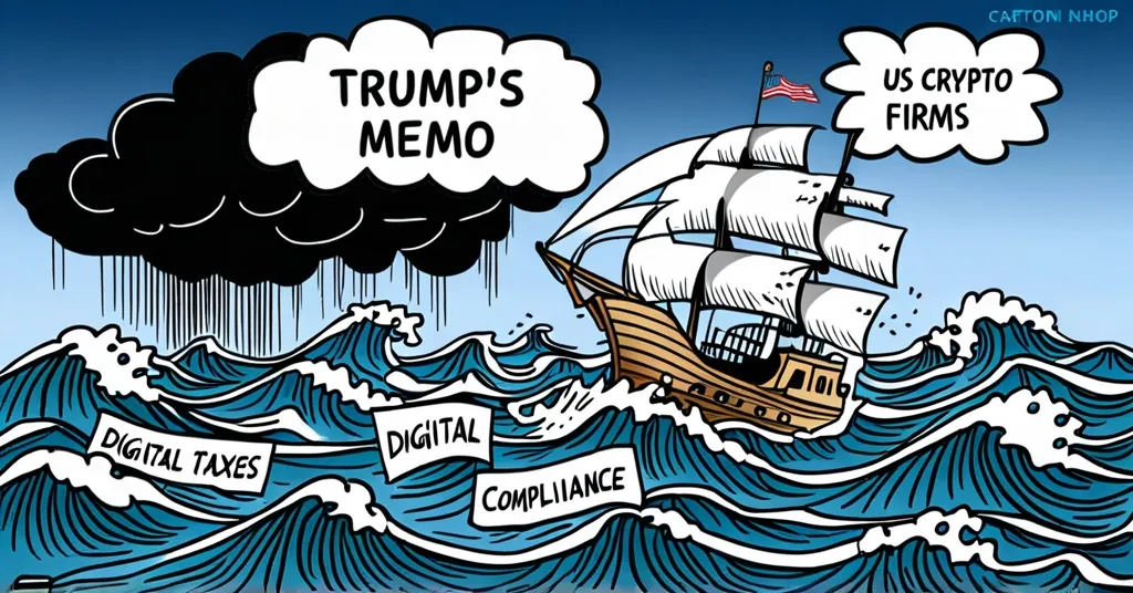 Trump’s Digital Tax Memo Threatens US Crypto Firms with New Compliance Challenges