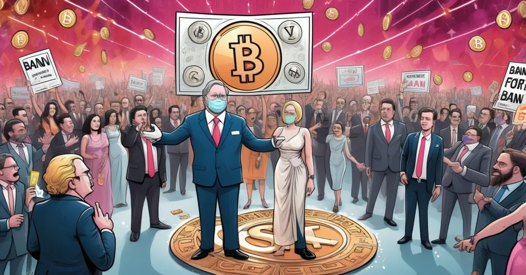Democrats Push to Ban Crypto for Politicians as Trump’s Memecoin Gala Faces Protests