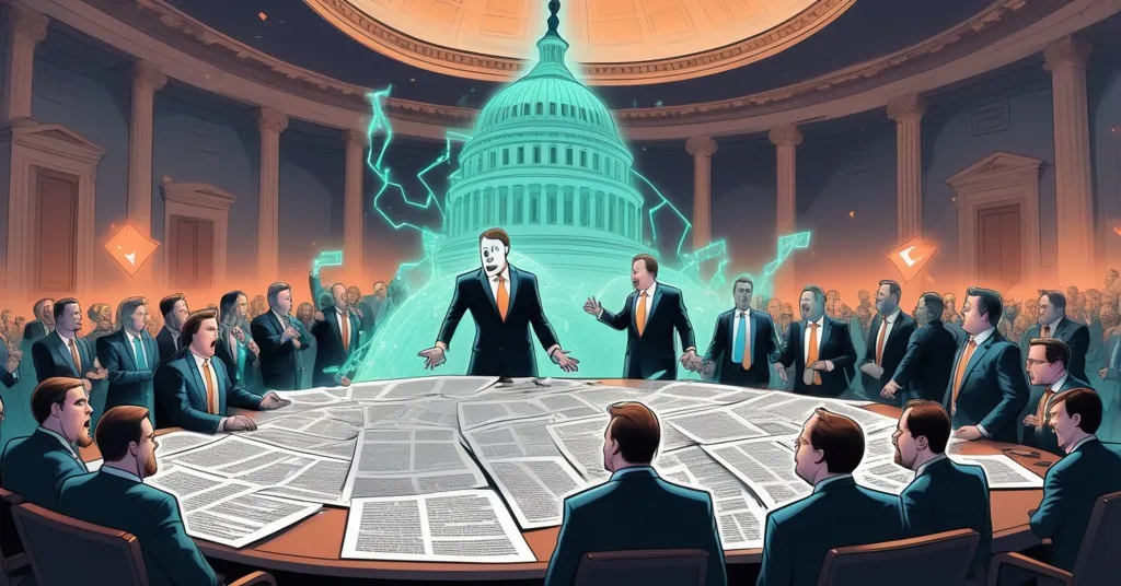 Trump’s Tax Bill Drama: How GOP Clash Could Reshape Bitcoin and Crypto Policies