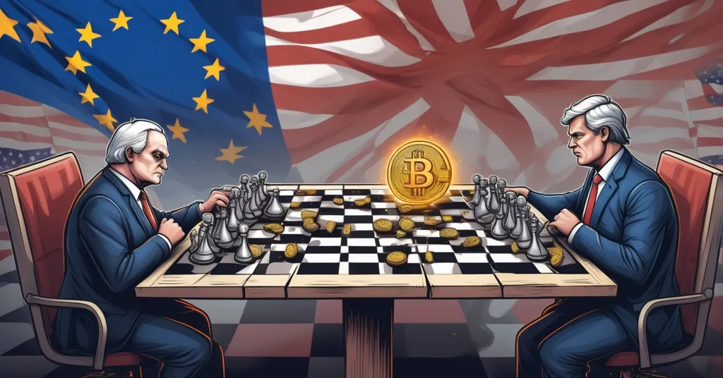 EU’s 72B Euro Retaliation on US Imports: Trade War’s Crypto Fallout Exposed