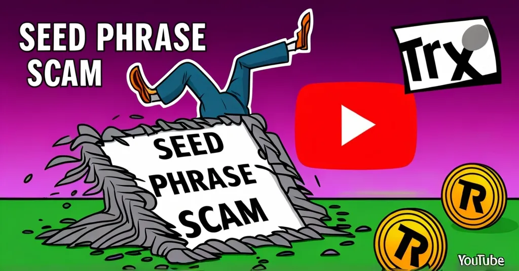 YouTube Crypto Scams: Seed Phrases and TRX Fees Trap Unwary Investors