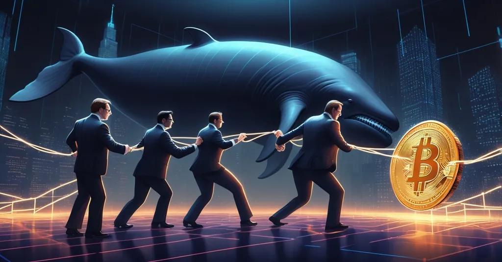Bitcoin Price Tug-of-War: Institutions Offset Whale Sell-Offs Near All-Time Highs