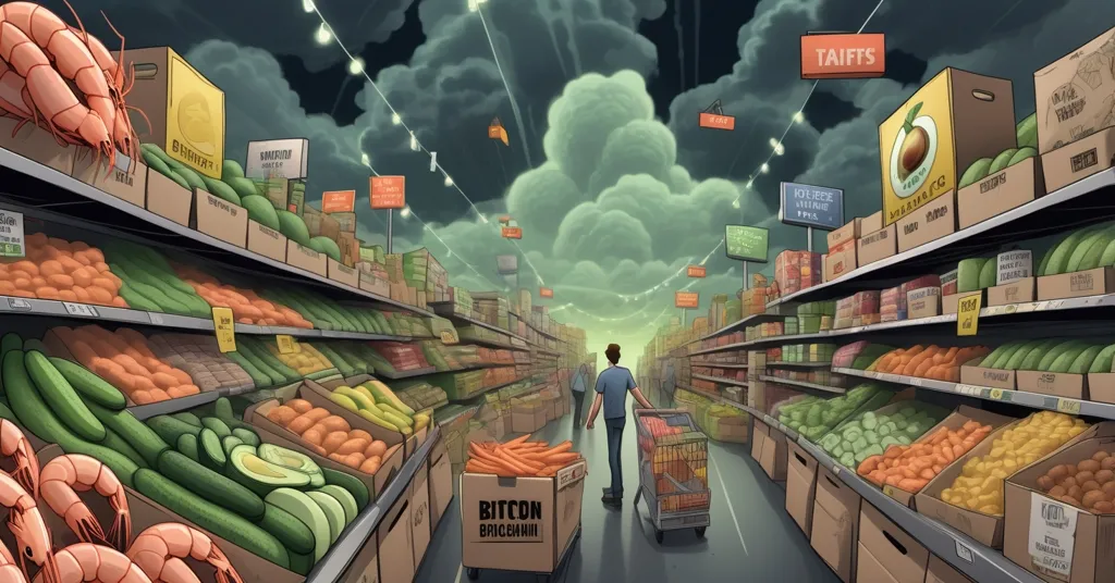 Trump Tariffs Spike Food Prices: Can Bitcoin and Blockchain Offer Relief?